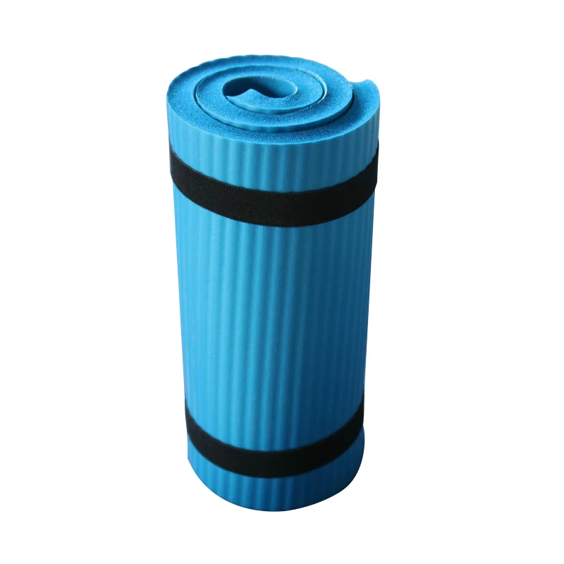 Blue Пилатес коврик для тренировок 60X25X1,5 см Йога наколенник Подушка дополнительная поддержка для коленей запястья локти - Цвет: Blue