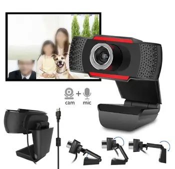 

Web Camera HD Built-In Sound-absorbing Microphone Manual Focusing Computer Camera Webcams