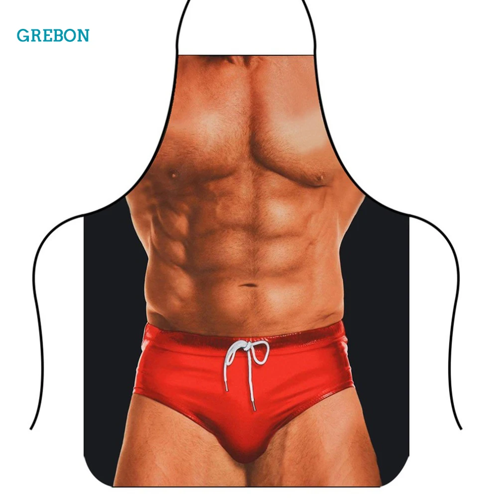 Sexy Kitchen Apron Funny Apron For Woman Party Cooking BBQ Dinner Baking Kid Adult Chef Apron For Man Super Hero Barbecue Bibs