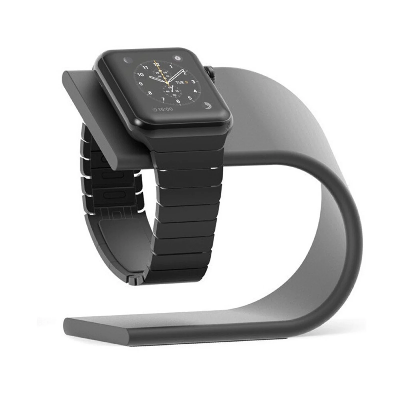 U Type Aluminum Smart Watch Charging Holder Stand Desk Charger Dock Station Bracket Kickstand For Apple Watch iWatch