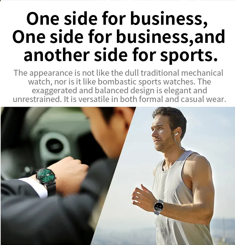 New 454*454 HD Smart Watch Full Touch Screen Mens Bluetooth Call Smartwatch IP68 Waterproof Music Player Fitness Tracker Watches