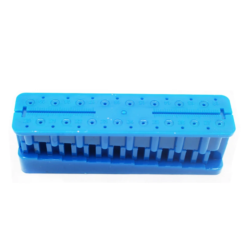 2Pcs Endodontic Ruler Dental Mini Endo Measuring Autoclavable Endodontic Block Files Dentist Instrument Ruler Equipment Products