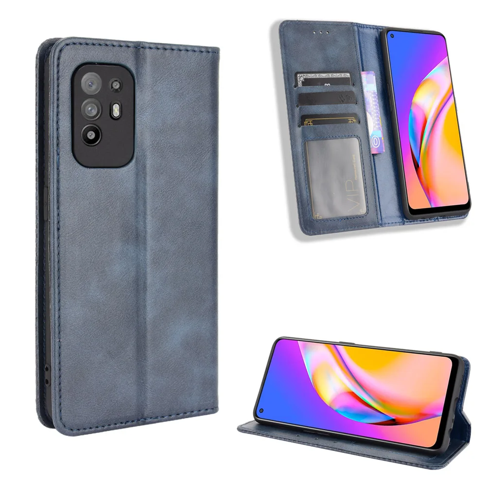 Oppo F19 Pro Plus Back Cover Leather For Oppo F19 Pro Plus Case