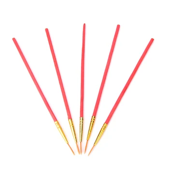 

10Pcs/Set Watercolor Gouache Painting Pen Nylon Hair Wooden Handle Paint Brush Set Kids Student Drawing Art Supplies