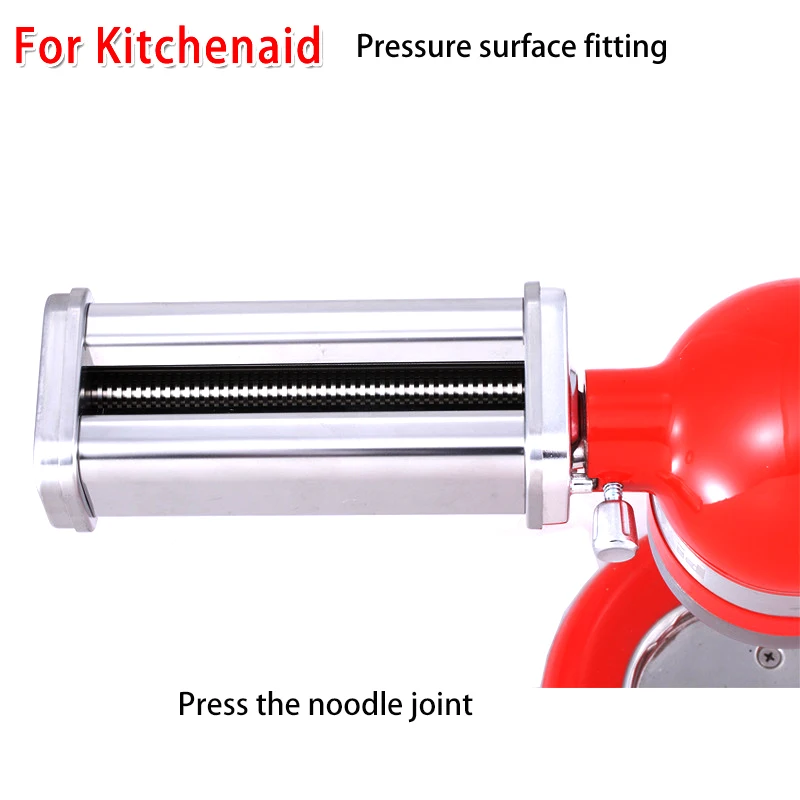 Pasta Attachment for KitchenAid Mixer, Includes Pasta Sheet Roller,  Spaghetti Fettuccine Cutter, 3Pcs for Pasta Attachment by HOZODO