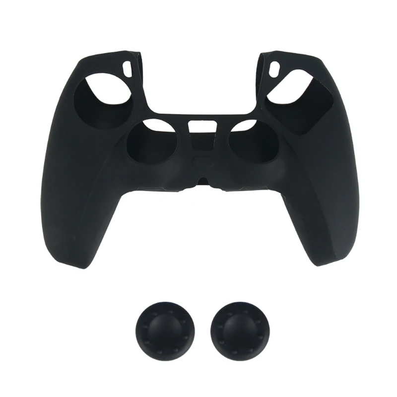 

Silicone Case Skin Protective Cover Joystick Thumb Stick Grips Cap for S-ony PS5