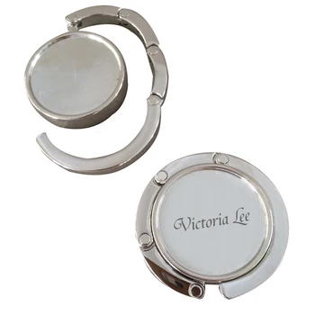 

Free Logo Printing Personalized Handbag Purse Valet Hanger Wedding Bridal Shower Lady Girl Gift Present