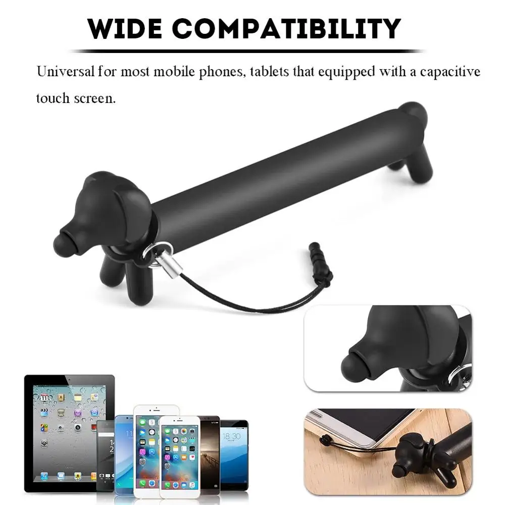 Dachshund Shape Capacitive Touch Screen Stylus Pen Universal for Smartphone for ipad Tablet Accessories
