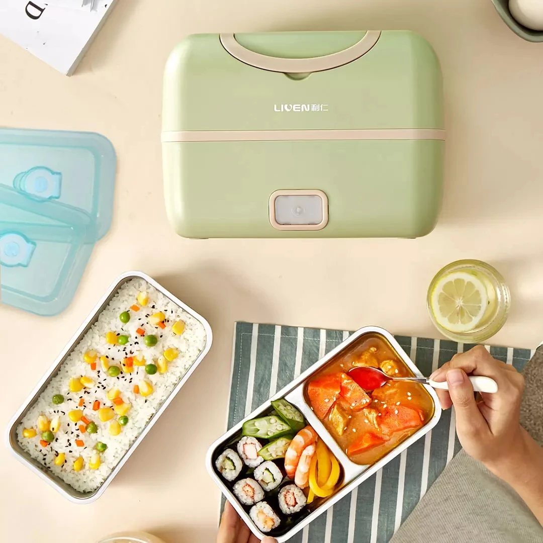 Liven Portable Cooking Electric Lunch Box: full specifications, photo