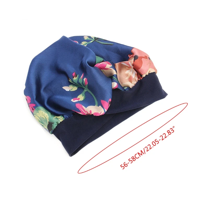 Women Extra Large Satin Long Sleep Cap for Dreadlocks Curly Hair Bonnet Loose Night Sleeping Hat Elastic Band Headwrap Stretchy ladies headbands for short hair