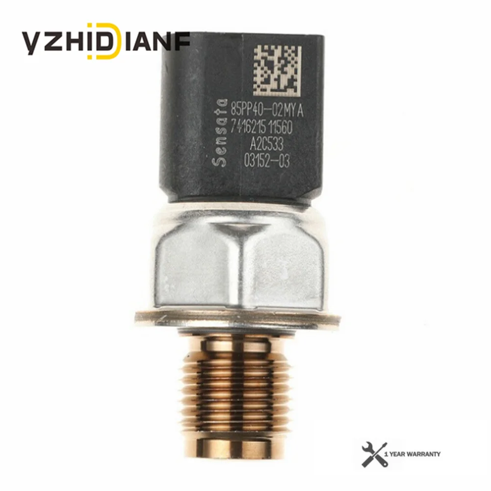 

85PP40-02 New Common Rail Pressure Sensor Compatible With Ford- OEM 85PP40-02MYB 85PP4002MYB 85PP4002 85PP40-02MYA