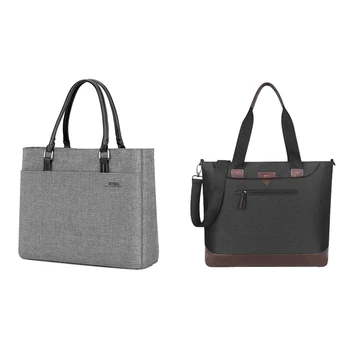 

DTBG 2 Pcs Laptop Tote Bag, 15.6 Inch Women Shoulder Bag Portable Tablet Bag Business Fashion Shoulder Bag