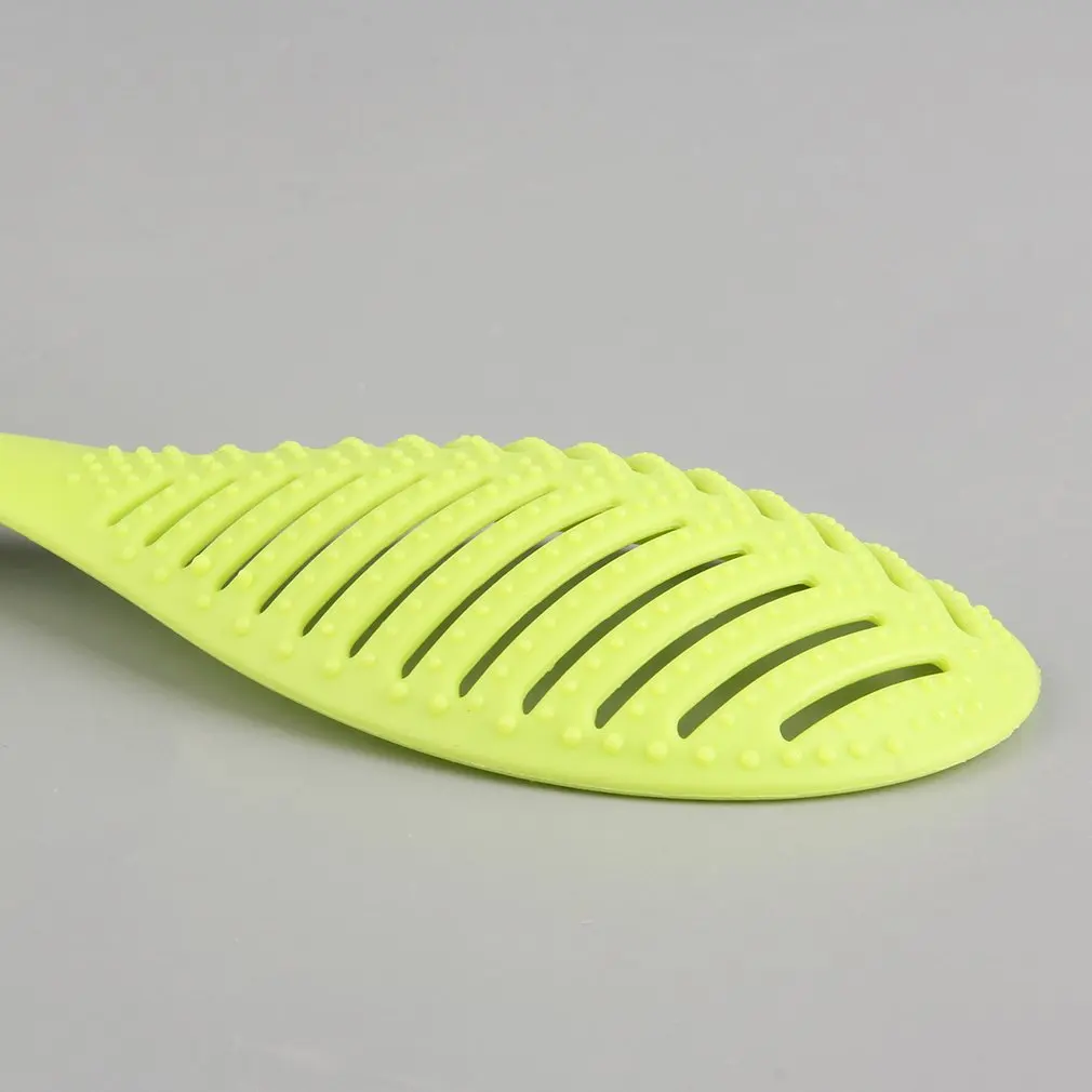 Cute Leaf Pattern Rice Spoon Colander Stand Ladle Dinnerware Tableware Kitchen Cooking Tool Meal Scoop Non Stick