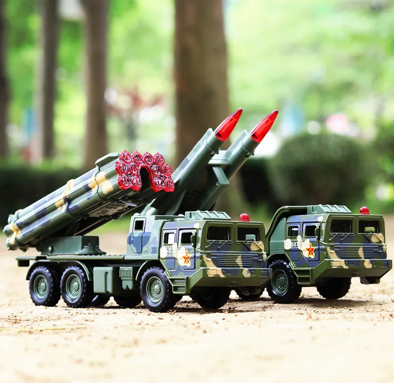 

[Boxed] Jiaye HQ-12 Missile Launching Vehicle Long-Range Rocket Gun Warrior Model Alloy Military Model