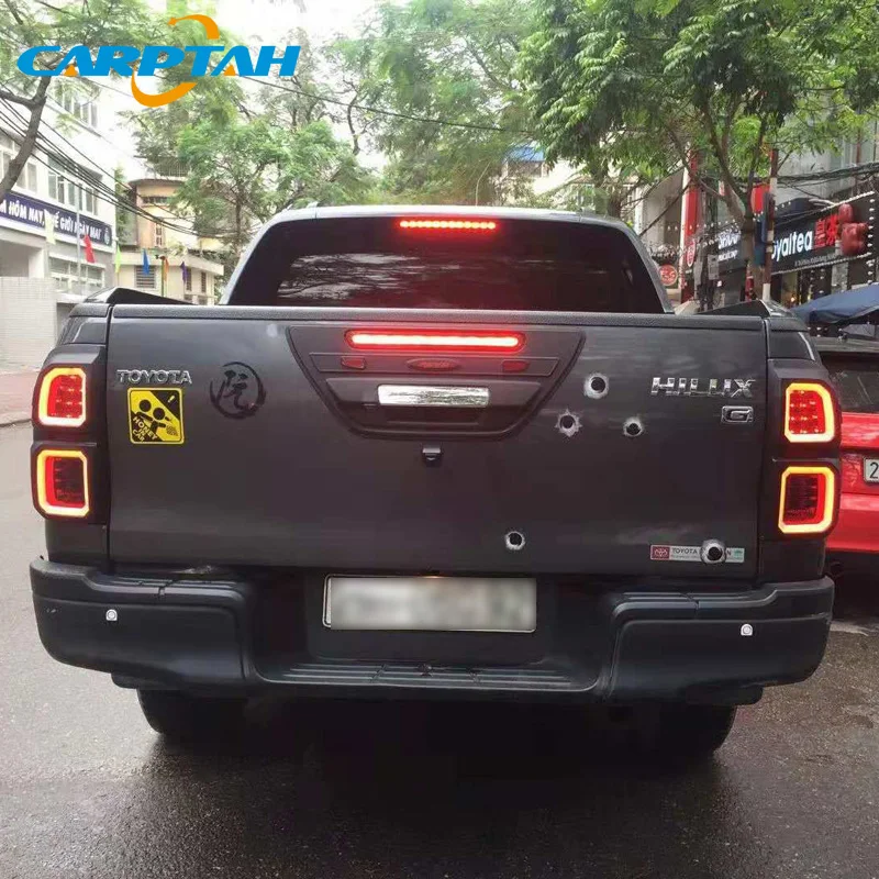 Carptah светодиодный задний противотуманный фонарь для Toyota Hilux 2015 2018 2019