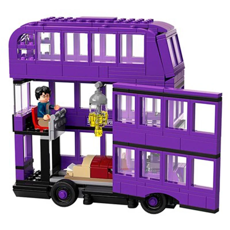 

legoinglys NEW 2019 harris potter 75957 Magic World Knight Bus Tower Hogs warts Castle Building Blocks Bricks Christmas Gifts