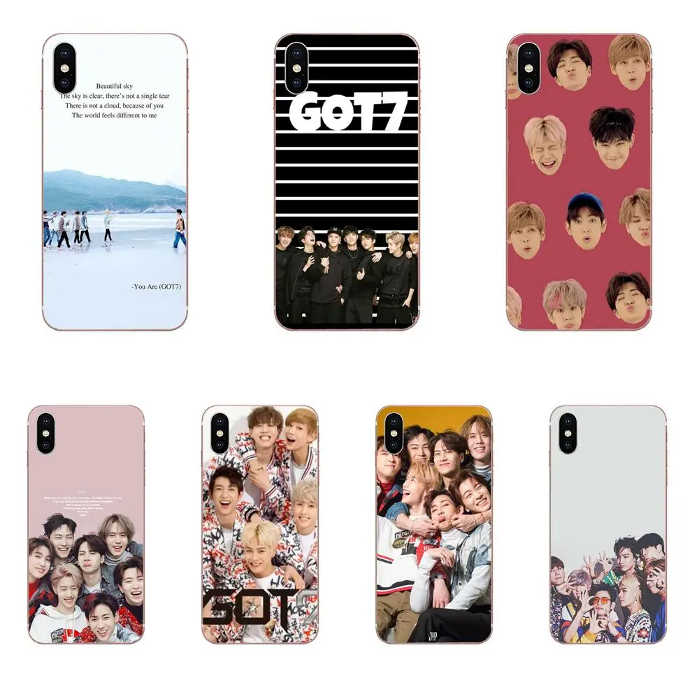 Для HTC U11 Life Capa Plus U 11 U12 мягкий термополиуретановый рисунок розовый Got7 Jinyoung Jackson Mark |