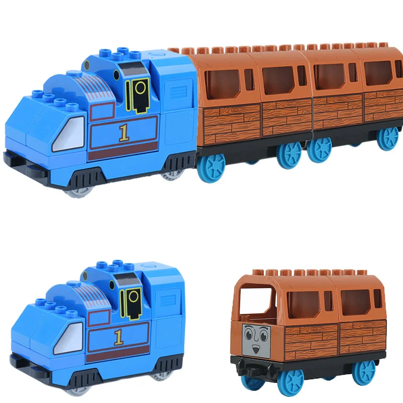 Модель поезда большого размера d игрушечные строительные блоки сделай сам набор