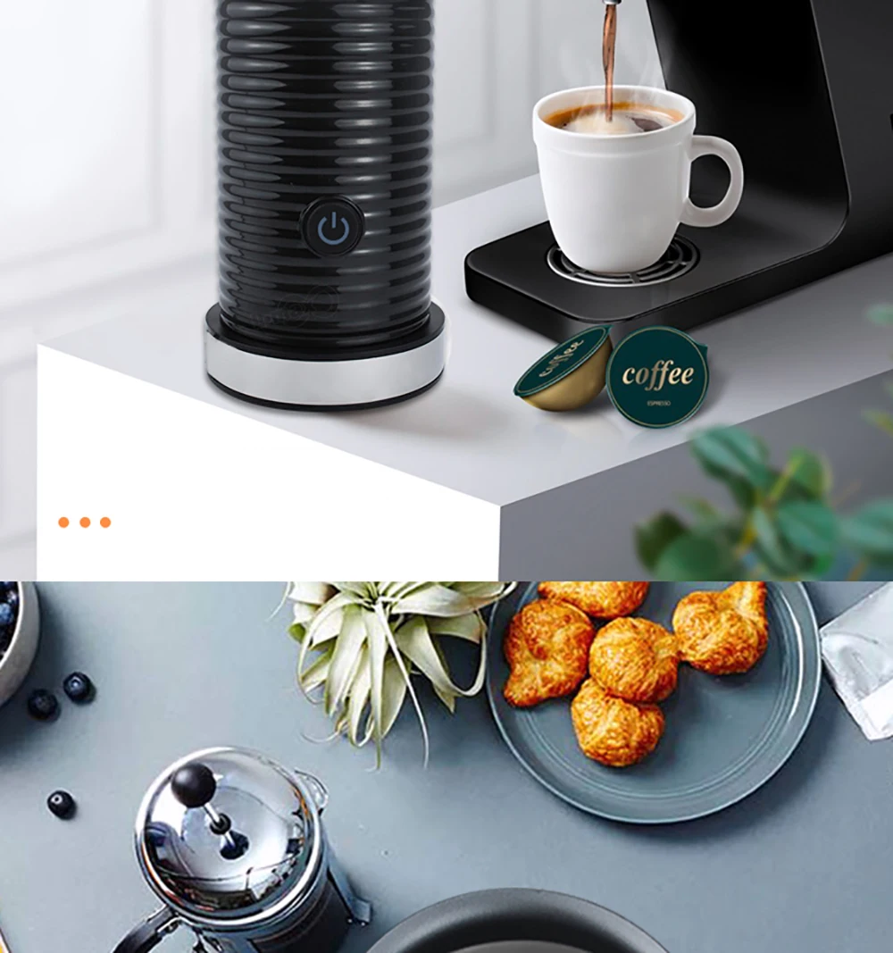 NEW Automatic Hot And Cold Milk Frother Warmer for Latte, Foam Maker for  Coffee, Hot Chocolates, Cappuccino - AliExpress