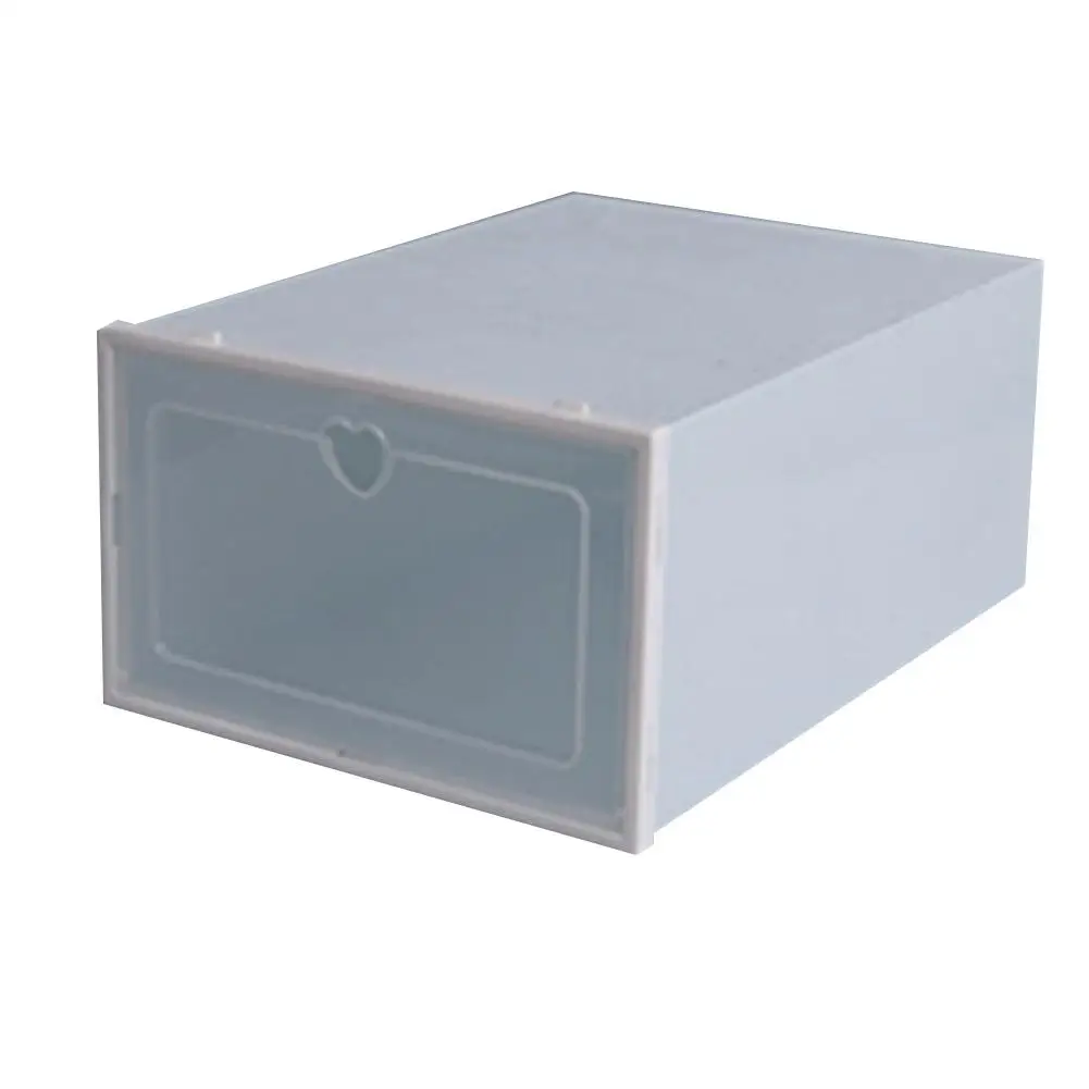 DSstyles Универсальный утолщенный прозрачный ящик для хранения коробка для обуви для мужчин и женщин - Цвет: blue