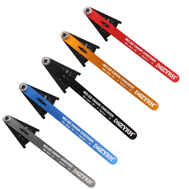 

MTB Bicycle Tool Chain Wear Indicator Checker Kits Mountain Road Bike Cycling Repair Tool Multi-Function Chains Gauge Measuremen