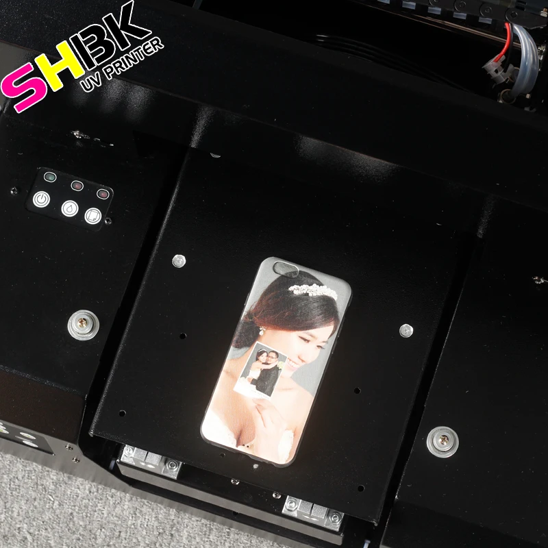 УФ принтер формата А4 маленький планшетный для чехла телефона фотография