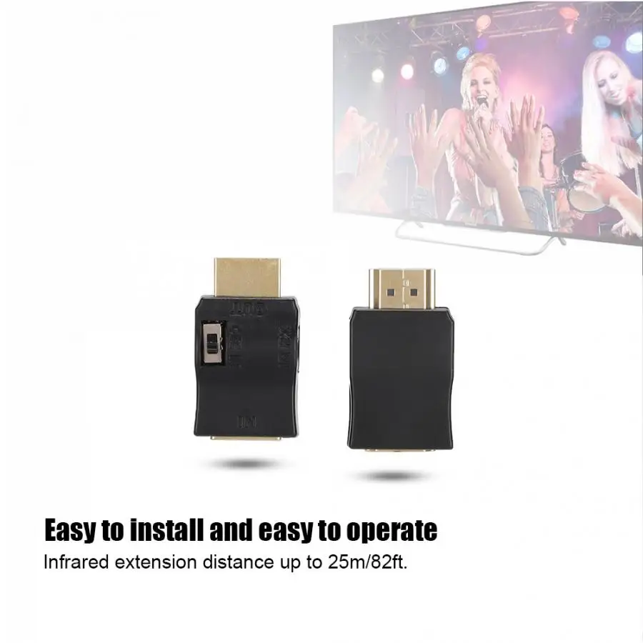 HDMI ИК инфракрасный расширитель двухдиапазонный ретранслятор пульт дистанционного управления приемник адаптер кабель излучатель Горячая