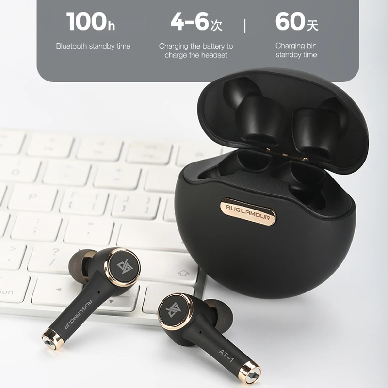 

Tws Mini Bluetooth 5.0 Headsets True Wireless Earbuds Touch Waterproof Hifi In-ear Micro Earphone With Mic