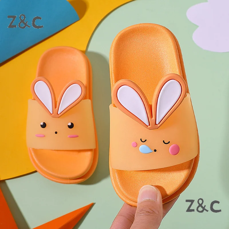 

Children's Slipper Male Summer Cartoon Soft Bottom 1-6 Years Old Children's Home Bathroom Small kids shoes Baby Slippers