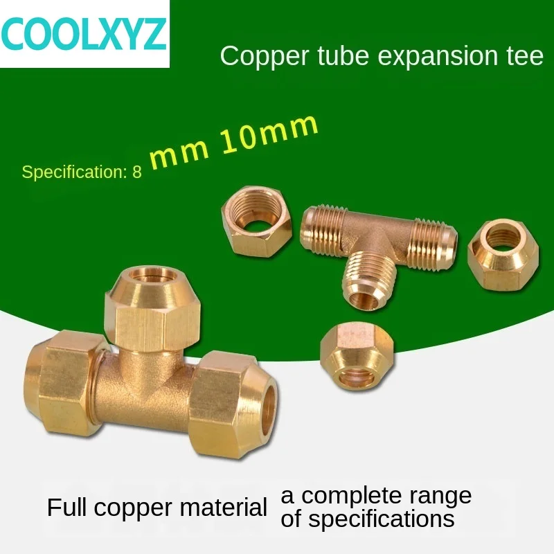 Gas copper tube flared joint copper tube free welding trumpet air