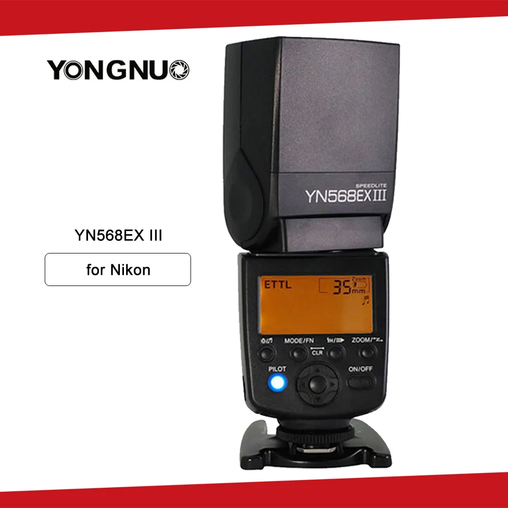 Flash for nikon YONGNUO YN568EX III YN568-EX III Беспроводная ttl HSS Вспышка Speedlite для Canon 1100d 650d 600d 700d для Nikon D800 D750 D7100 D810 - Цвет: Flash for nikon