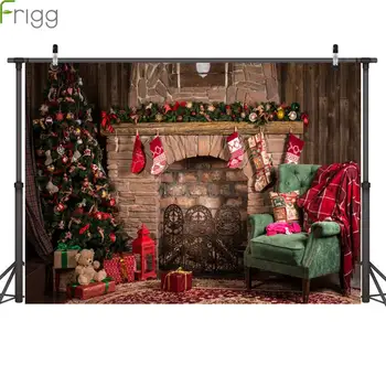 

FRIGG Christmas Photography Backdrops Merry Christmas Decorations For Home Xmas Gift 2019 Navidad Noel Natal New Year 2020