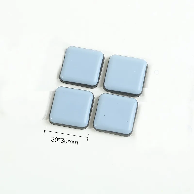 

4 Pcs/Lot 30*30mm Protection Furniture Sliding Pad, Self-adhes , Table, Chair, Foot Convenient To Move