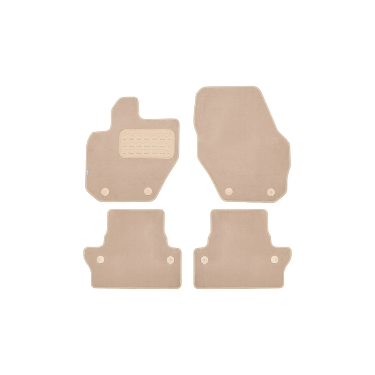 Коврики в салон klever premium volvo s60 акпп 2010-2013, 2013-> сед
