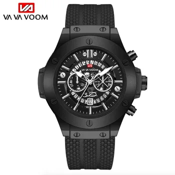

Top Luxury Brand Men Watch Fashion Sports Wristwatch Silicone Quartz Analog Clock Waterproof Watch Men Relogio Masculino
