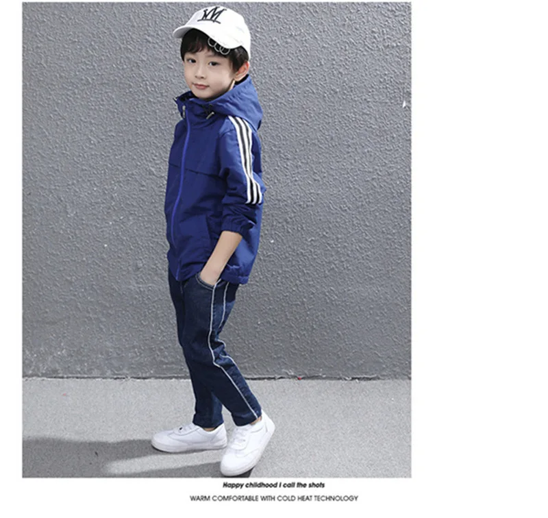 Новая весенняя Детская куртка для мальчиков, теплое Детское пальто, Детские флисовые ветровки, водонепроницаемая Корейская одежда