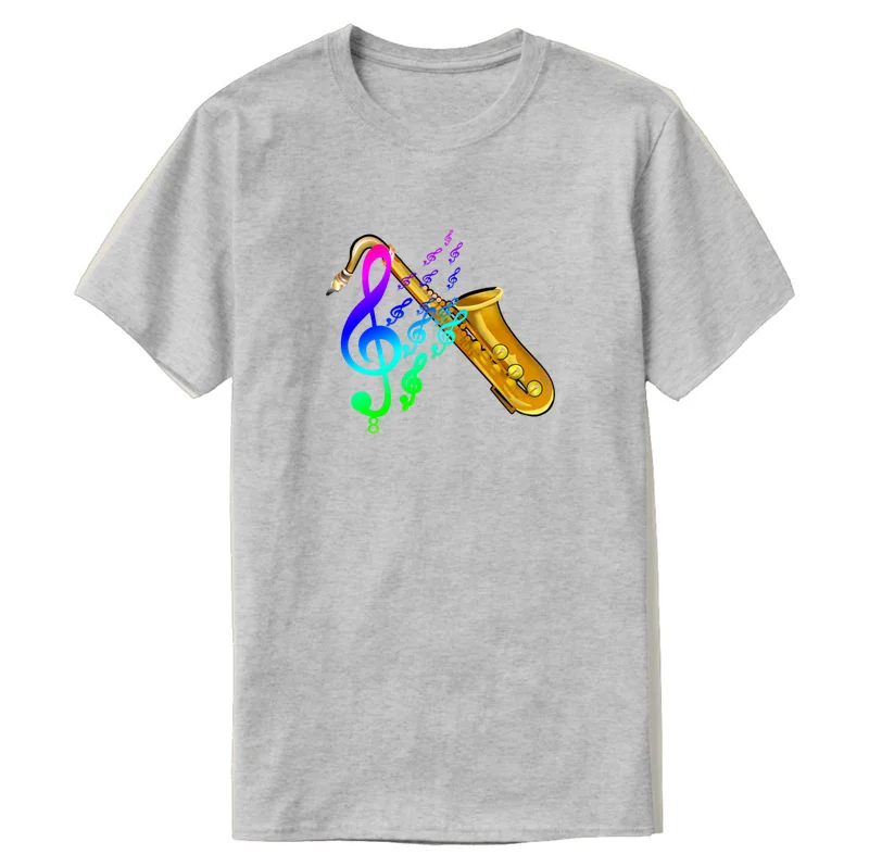 

Designing Novelty Saxophone Sax Jazz Music T Shirt For Men 2020 Casual Top Quality Tee Shirt Humorous Cute Unisex