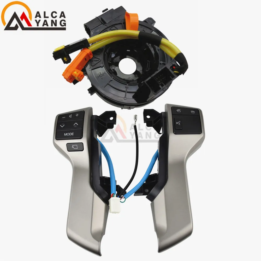 

Electronic Bluetooth Steering Wheel Audio Control Button Pad Switch 84250-60160-B1 For Toyota Land Cruiser Prado 84250-60160