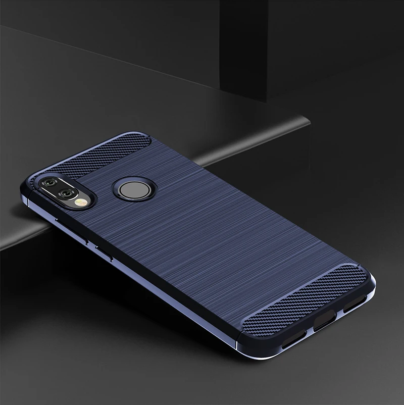 Чехол из углеродного волокна для Xiaomi Redmi Note 7S K20 6 Pro 6A Go 7A 7 Y2 Y3 S2 TPU силиконовый