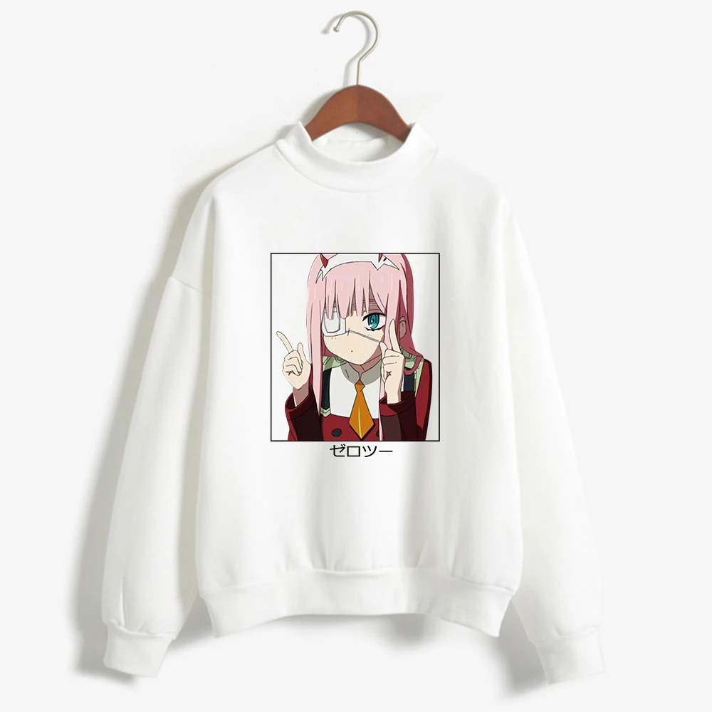 

2021 Anime Darling In The Franxx Hoodie Men/women Unisex Sweatshirt Zero Two Print Hooded
