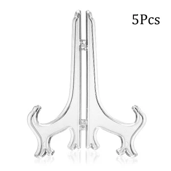 

Picture Frames Plates Holder Home Room Office Display Stand Bracket 5pcs Set