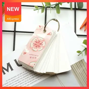 

1piece 30sheets Portable Loose-leaf Word Book Mini Pad Recite Random Vocabulary This Supplies School Office Writing Noteboo S3P8