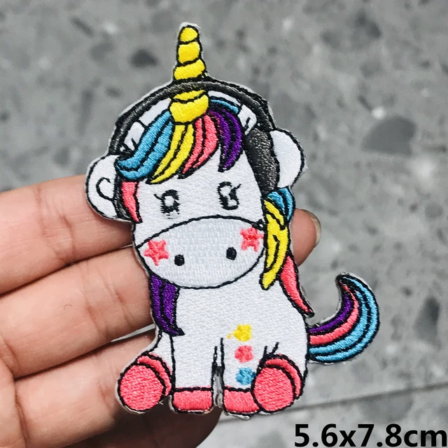 Cute Iron on Patches,Unicorn Embroidered Patch for Kids,Girls,Boys and  Women,Sew on Applique Patches for DIY,Craft,Clothing and Jeans 23 Pcs