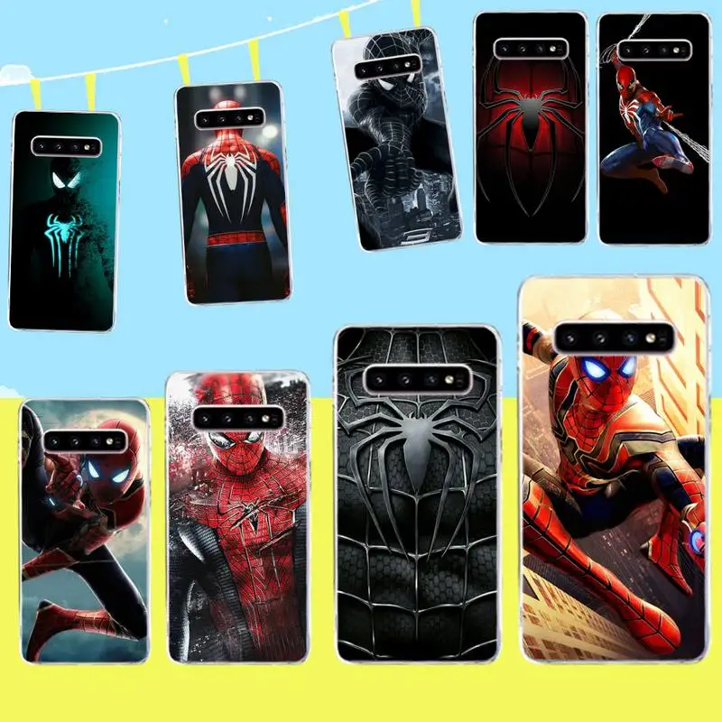 

YJZFDYRM Marvel Hero Spider Man Phone Case for Samsung S9 plus S5 S6 S7 edge S8 S10 plus