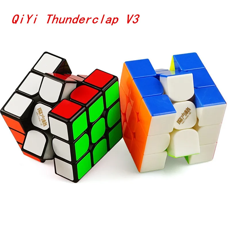 Новейший QiYi MoFangGe Thunderclap V3 3x3x3 магический куб обычные или Магнитные Головоломки Профессиональный 3x3 скоростная головоломка Magico Cubo