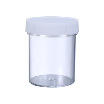

Thicken Clear plastic jar and lid 120ml small empty container Makeup Box for Cream Lotion 2/PCS