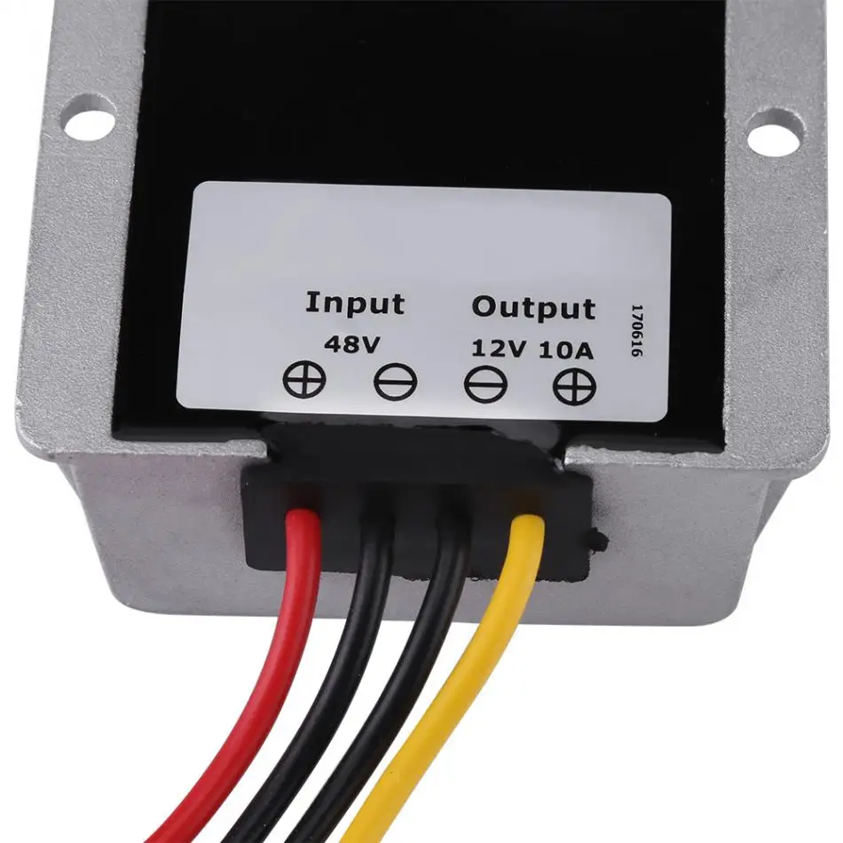 DC-DC понижающий преобразователь 48В до 12V 10A 120W Напряжение Шаг вниз понижающий Питание конвертер