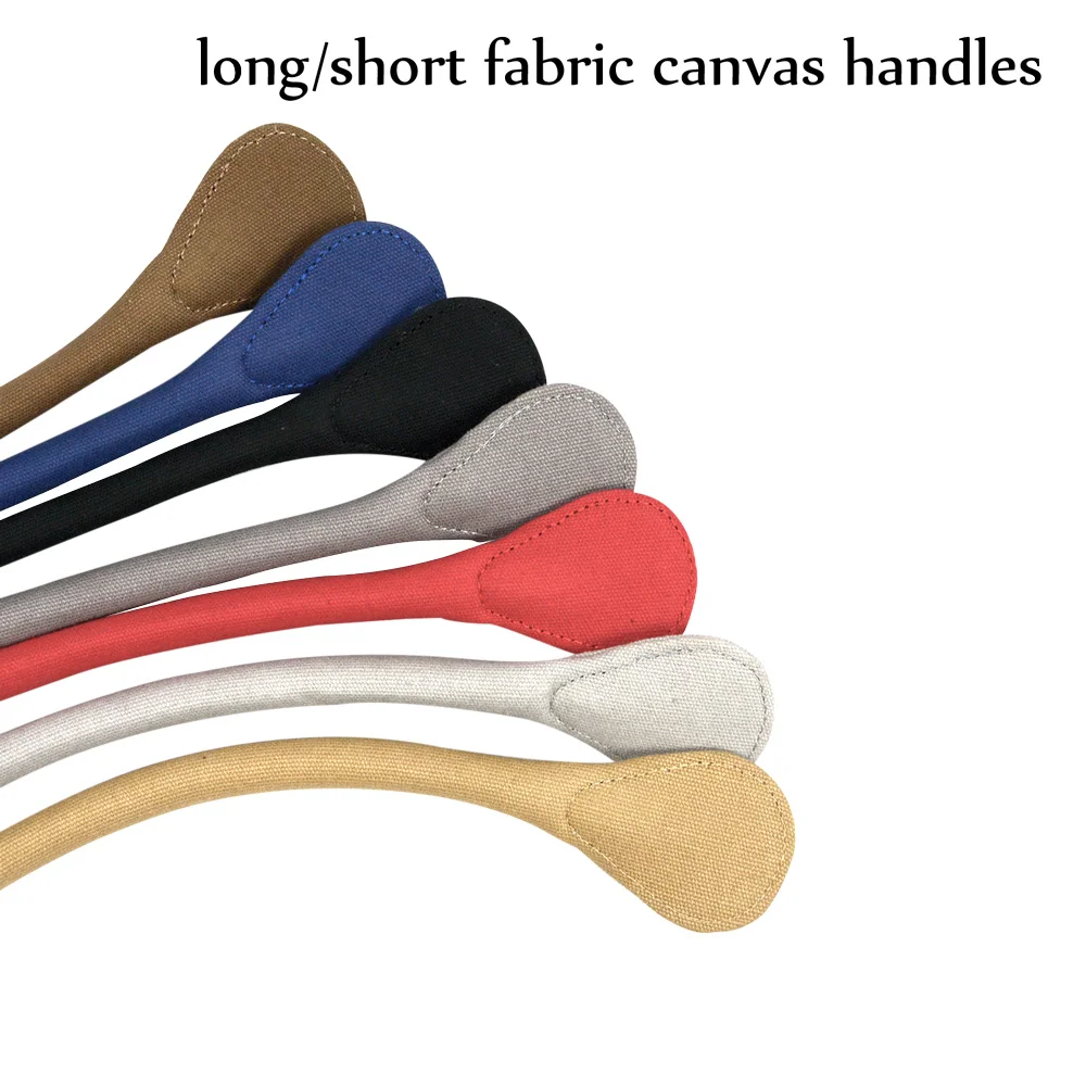 2020 New Long Short Round Solid color Canvas Fabric Handle for Obag Classic Mini O Bag Women's Bags Shoulder Handbag | Багаж и сумки