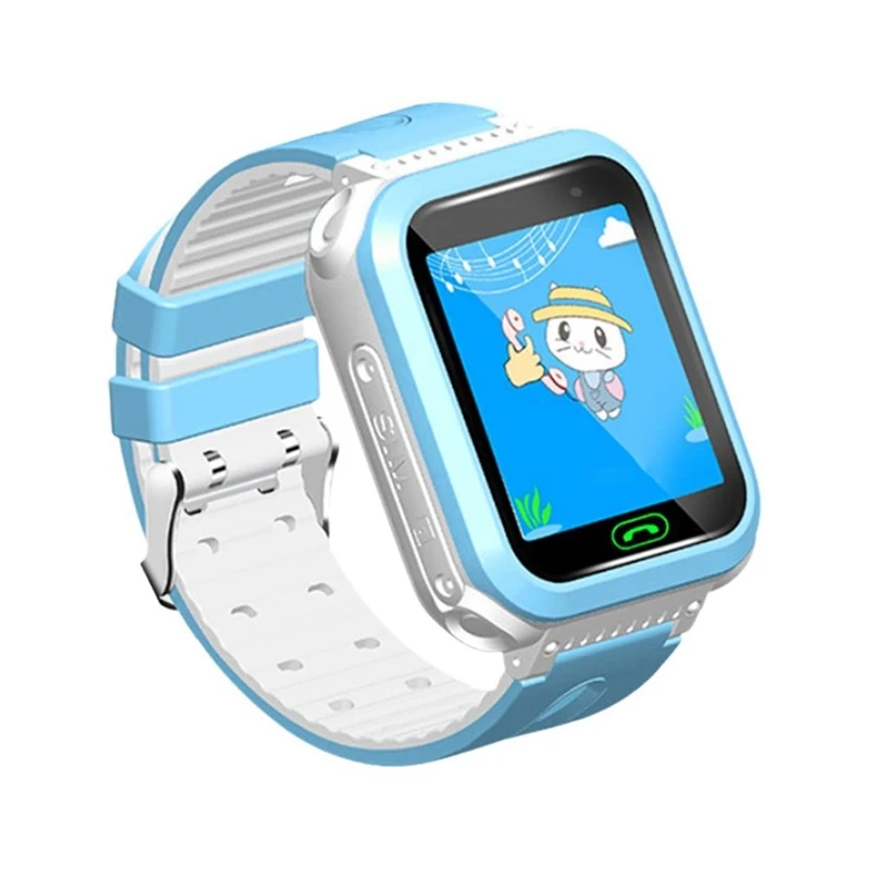 Blue S10 телефон часы, детские часы, gps Смарт часы позиционирования, Водонепроницаемые Детские умные часы - Цвет: Blue