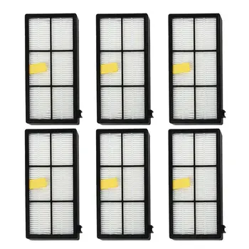 

6pcs HEPA Filter Replacement Parts for iRobot Roomba 800 900 870 880 960 980 Vacuum Cleaner Series Accessories